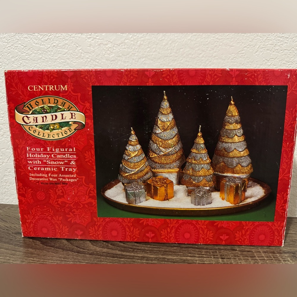 Vintage “Centrum Holiday Candle Collection,"